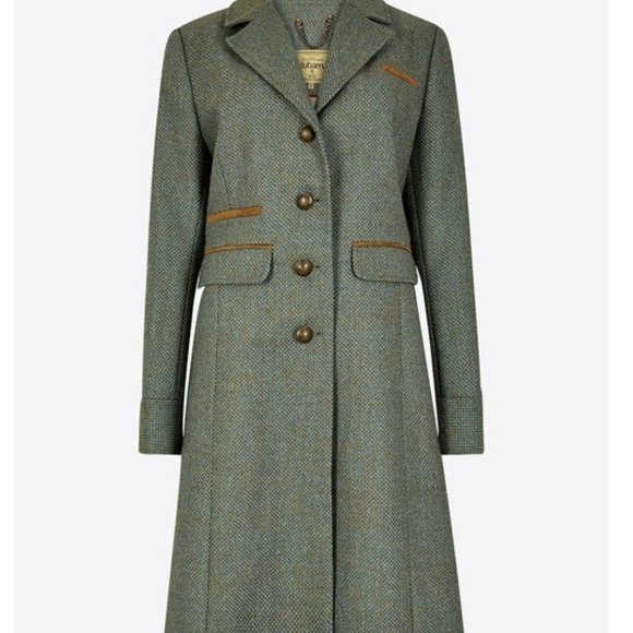 Weavers of Ireland Blackthorn Ladies 3/4 Tweed Coat- Rowan Size L (US 10) - Picture 6 of 11